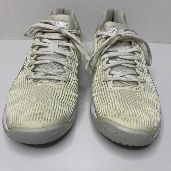 Asics Solution Speed Ff White Gray Women's Athletic Shoes Size 8.5 - Picture 3 of 12